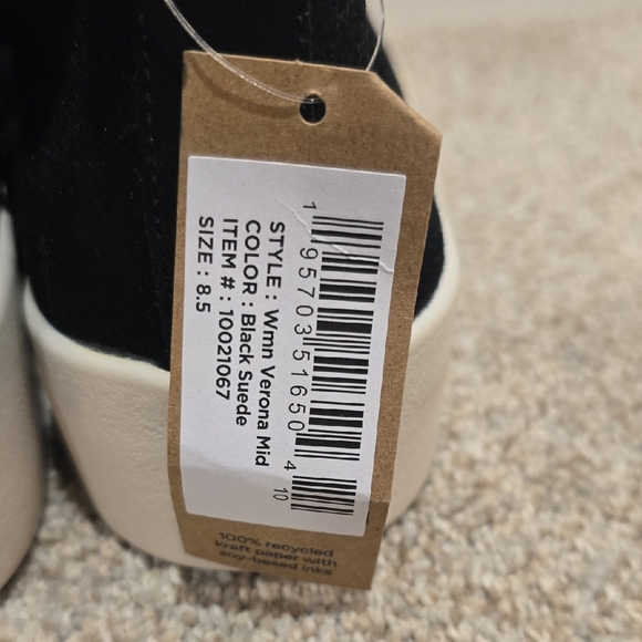 Toms Women's Black Suede Sneaker 8.5 - Picture 4 of 8